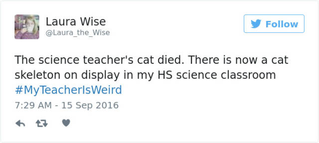 Twitter Users Share Funny Stories Explaining Why Their Teachers Are Weird (57 pics)