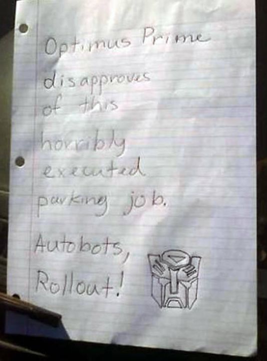 Hilariously Aggressive Windshield Notes You Should Totally Use (18 pics)