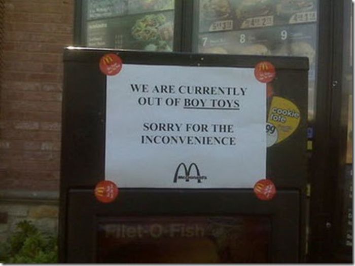 The Funniest Fast Food Signs In The History Of Fast Food Signs (20 pics)