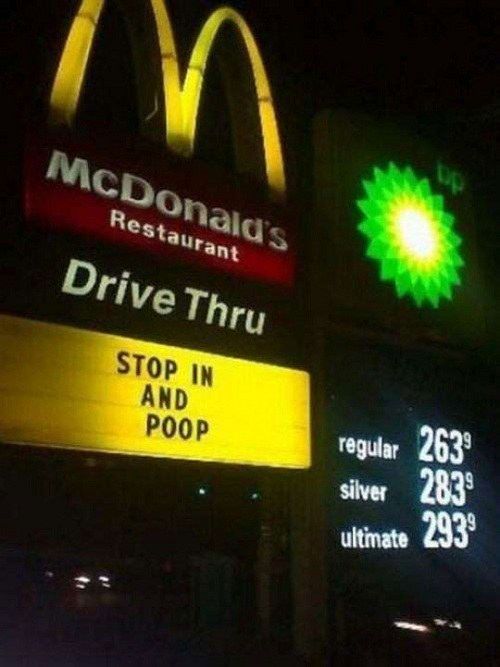 The Funniest Fast Food Signs In The History Of Fast Food Signs (20 pics)