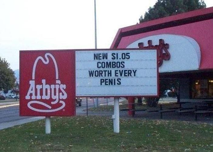 The Funniest Fast Food Signs In The History Of Fast Food Signs (20 pics)