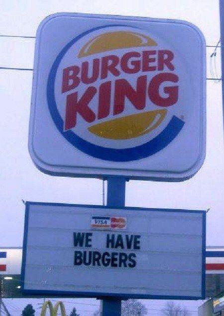 The Funniest Fast Food Signs In The History Of Fast Food Signs (20 pics)