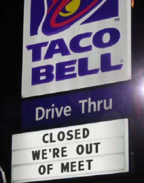 The Funniest Fast Food Signs In The History Of Fast Food Signs (20 pics)