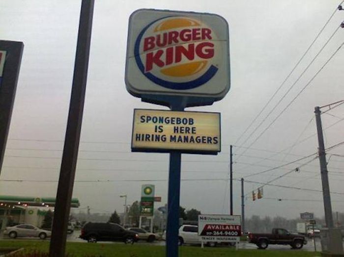 The Funniest Fast Food Signs In The History Of Fast Food Signs (20 pics)