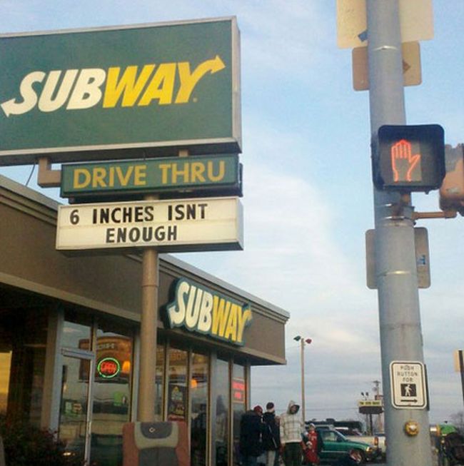 The Funniest Fast Food Signs In The History Of Fast Food Signs (20 pics)