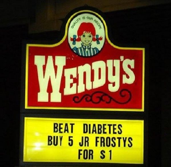 The Funniest Fast Food Signs In The History Of Fast Food Signs (20 pics)