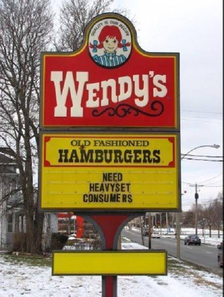 The Funniest Fast Food Signs In The History Of Fast Food Signs (20 pics)