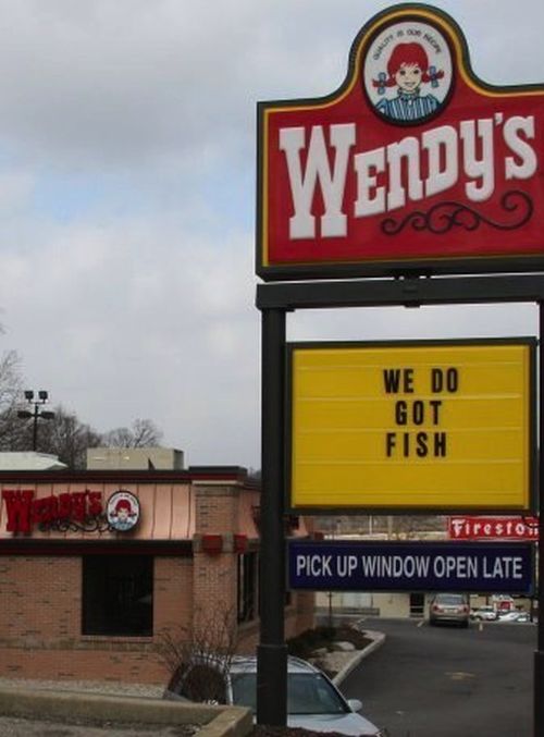 The Funniest Fast Food Signs In The History Of Fast Food Signs (20 pics)