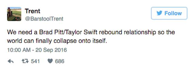 The Funniest Twitter Reactions To Angelina Jolie And Brad Pitt’s Divorce (25 pics)