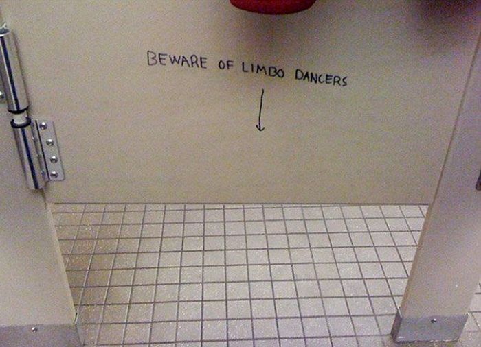 Hilarious Examples Of Bathroom Graffiti In Public Toilets (16 pics)