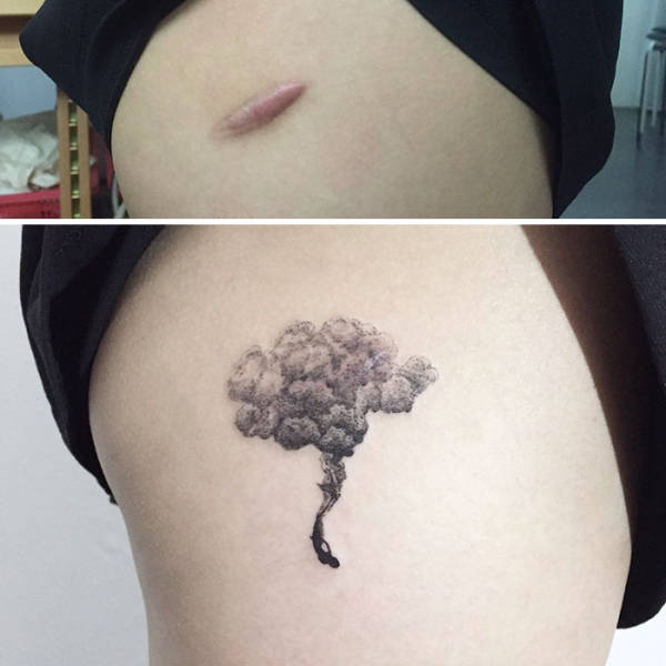 Breathtaking Minimalist Tattoos By A Korean Artist (50 pics)