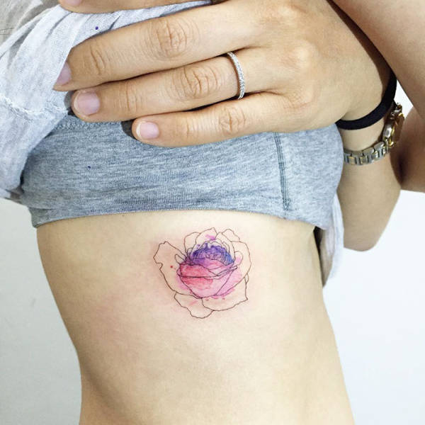 Breathtaking Minimalist Tattoos By A Korean Artist (50 pics)