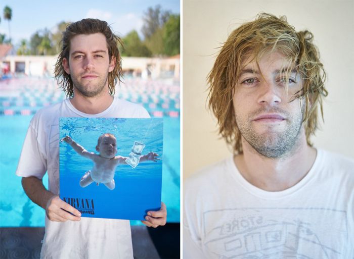 The Baby From Nirvana's Nevermind Recreates The Cover 25 Years Later (2 pics)
