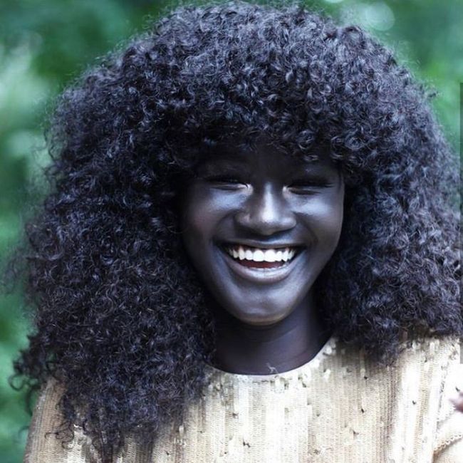 Khoudia Diop, Stunning Charcoal Black African Model  (22 pics)