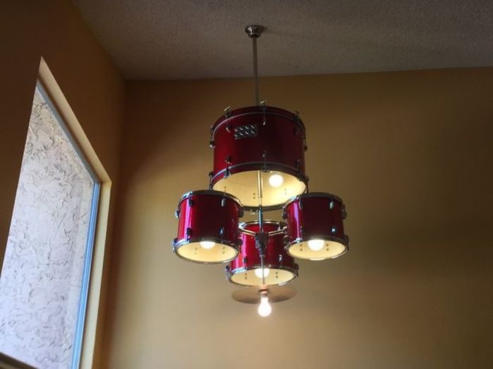 He Took Apart A Drum Set And Turned It Into Something Awesome (9 pics)