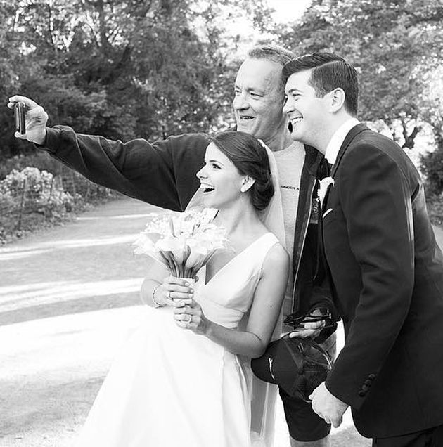Tom Hanks Surprises Couple By Crashing Their Wedding Photos (5 pics)