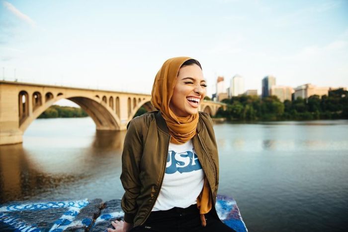 Muslim Journalist Wears Her Hijab While Posing For Playboy (3 pics)