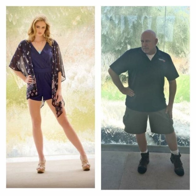 Dad Trolls His Daughter By Copying Her Modeling Photos (10 pics)