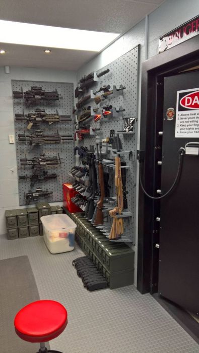 Inside This Room There Is A Hidden Arsenal (9 pics)