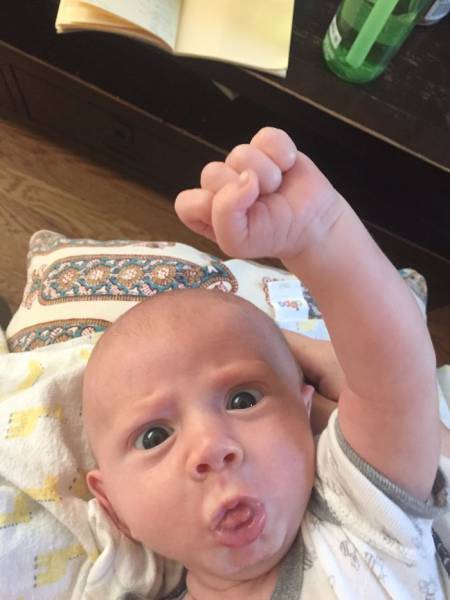 This Little Baby Makes Hilarious Adult Facial Expressions (31 pics)