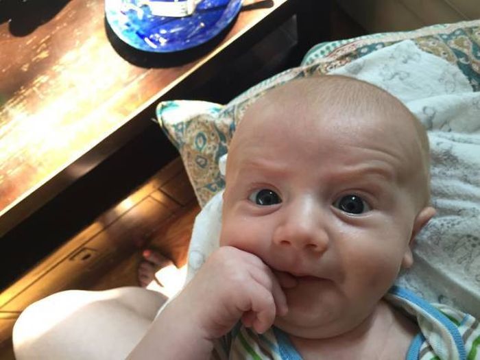 This Little Baby Makes Hilarious Adult Facial Expressions (31 pics)