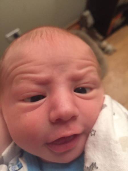 This Little Baby Makes Hilarious Adult Facial Expressions (31 pics)