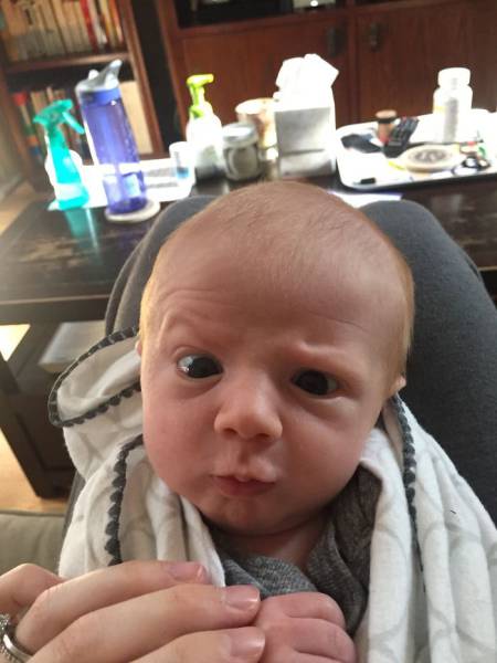 This Little Baby Makes Hilarious Adult Facial Expressions (31 pics)