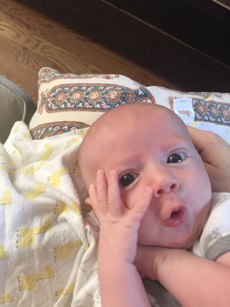 This Little Baby Makes Hilarious Adult Facial Expressions (31 pics)