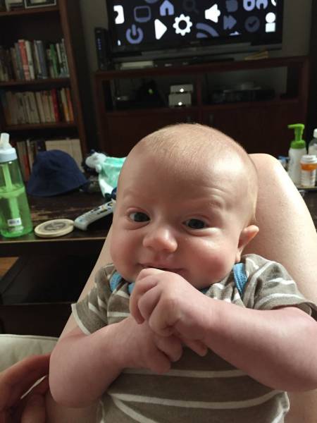 This Little Baby Makes Hilarious Adult Facial Expressions (31 pics)