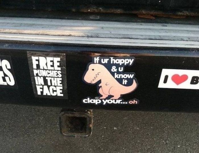 Funny Bumper Stickers That Anyone With A Sense Of Humor Can Appreciate (28 pics)