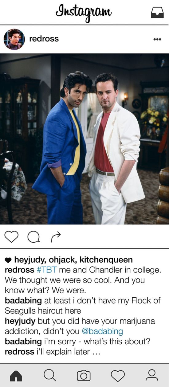 If Ross Geller From Friends Had An Instagram Account (11 pics)