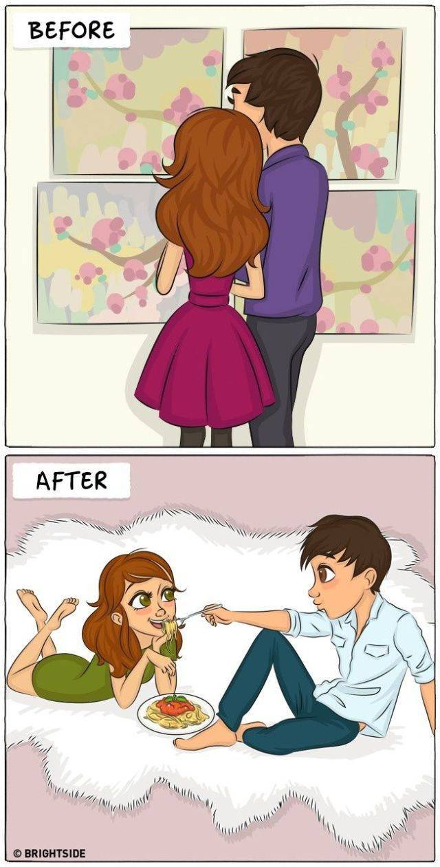 Drawings That Perfectly Sum Up Life Before And After Marriage (9 pics)
