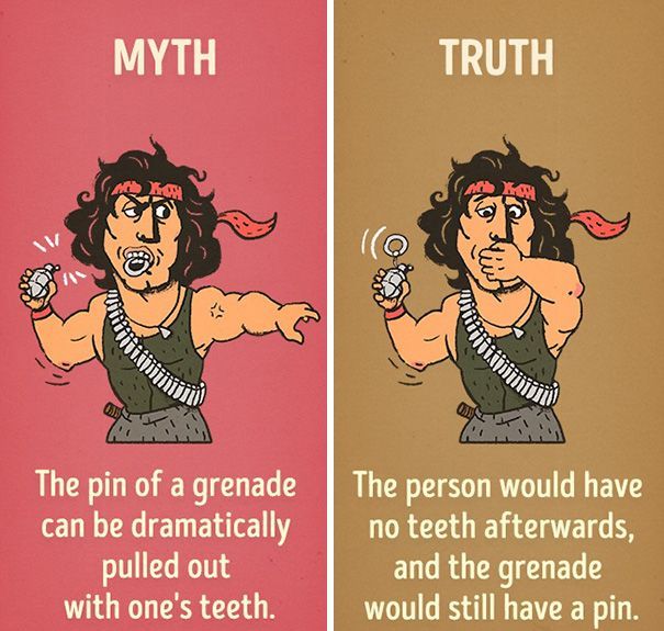 Hollywood's Most Common Movie Myths Debunked (12 pics)