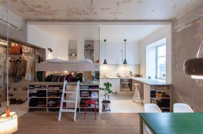 Rented Room In Sweden Has Everything You Need In One Compact Unit (8 pics)