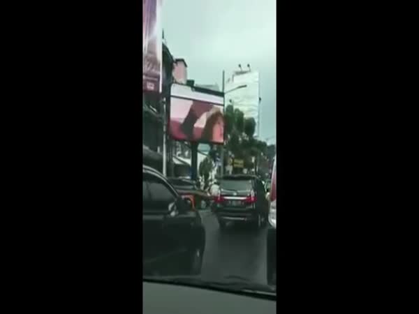 Porn Film Plays On Jakarta Billboard During Rush Hour