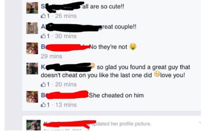 Grandma Goes Off On Her Grandson’s Ex-Girlfriend On Facebook (4 pics)