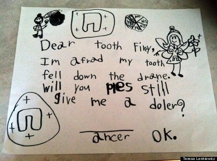 The 21 Best Notes Kids Have Ever Written To The Tooth Fairy (21 pics)