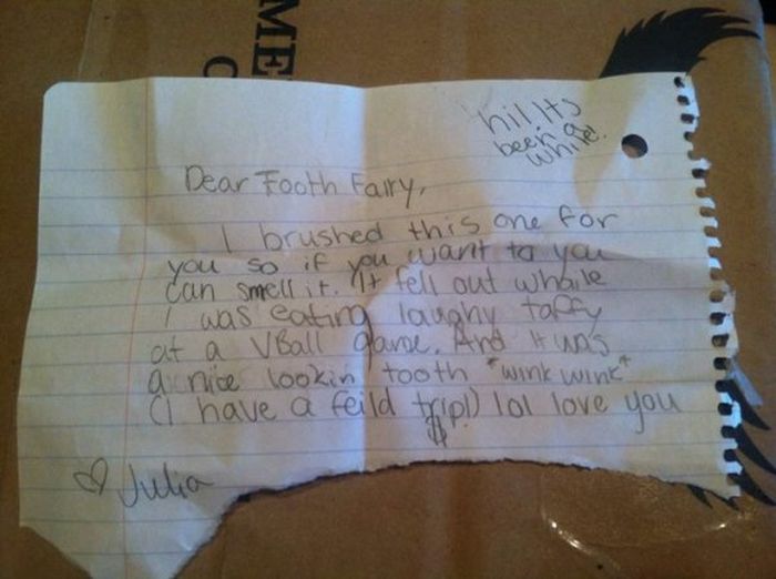 The 21 Best Notes Kids Have Ever Written To The Tooth Fairy (21 pics)