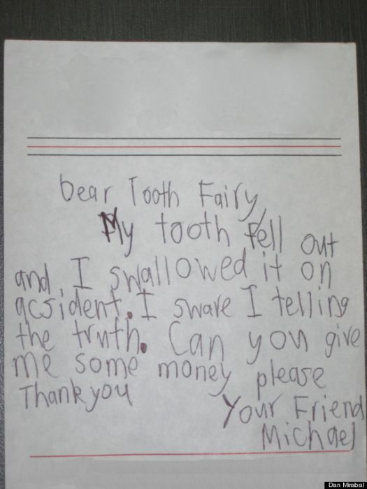 The 21 Best Notes Kids Have Ever Written To The Tooth Fairy (21 pics)