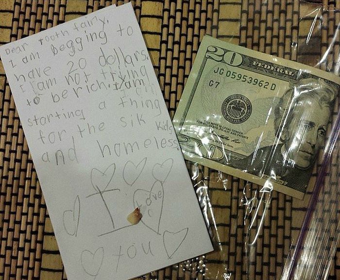The 21 Best Notes Kids Have Ever Written To The Tooth Fairy (21 pics)