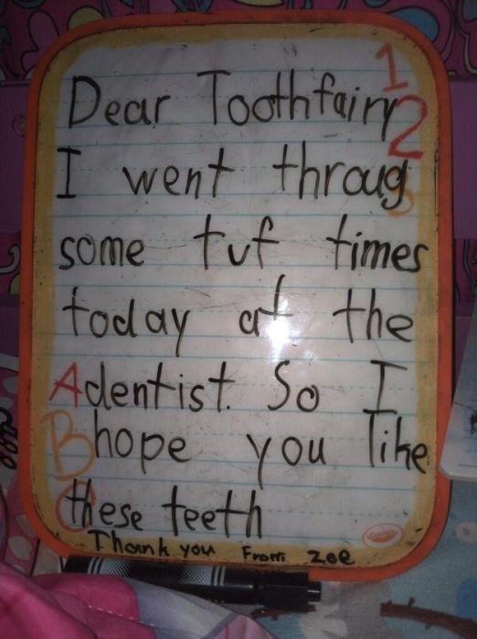 The 21 Best Notes Kids Have Ever Written To The Tooth Fairy (21 pics)