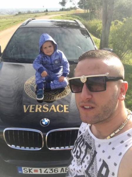 These Macedonian Guys Have An Out Of Control Love For Versace (28 pics)