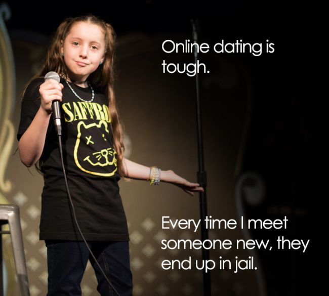 This 11-Year-Old Comedian Has Some Hilariously Inappropriate Jokes (10 pics)