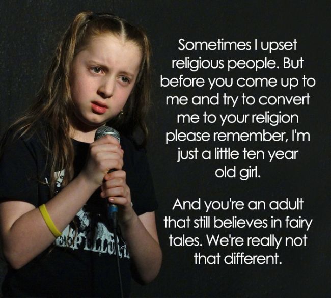 This 11-Year-Old Comedian Has Some Hilariously Inappropriate Jokes (10 pics)