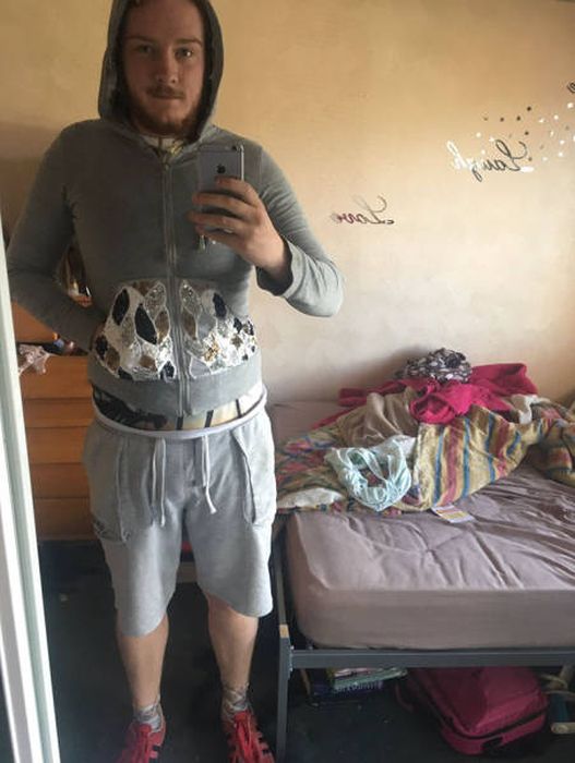 Guys Step Up And Fight Back Against Girls Stealing Their Hoodies (40 pics)