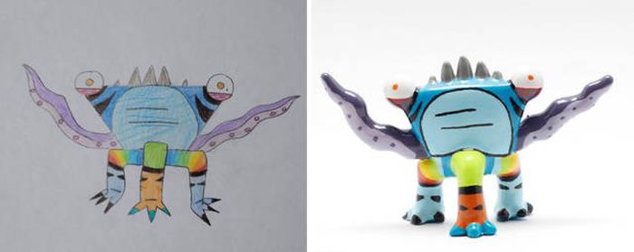 Kids' Drawings Turned Into Figurines Using A 3D Printer ...