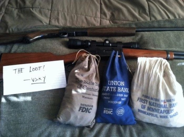 Stash Of Loot Hidden Inside Grandma's Safe (7 pics)