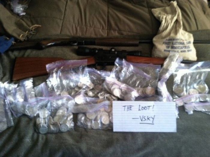 Stash Of Loot Hidden Inside Grandma's Safe (7 pics)