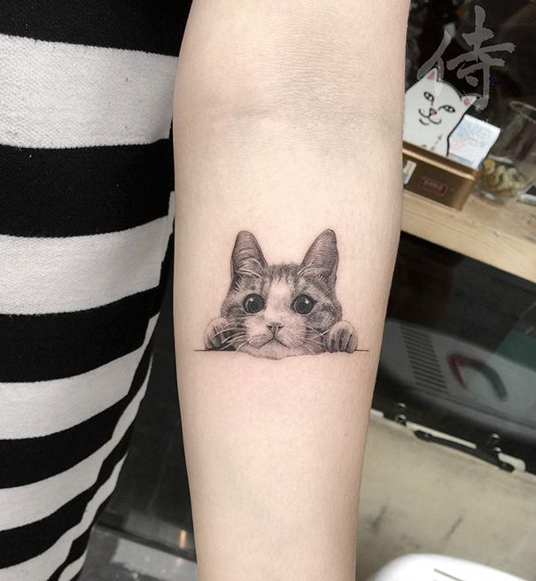 Awesome Tattoo Ideas For All The Cat Lovers Out There (35 pics)