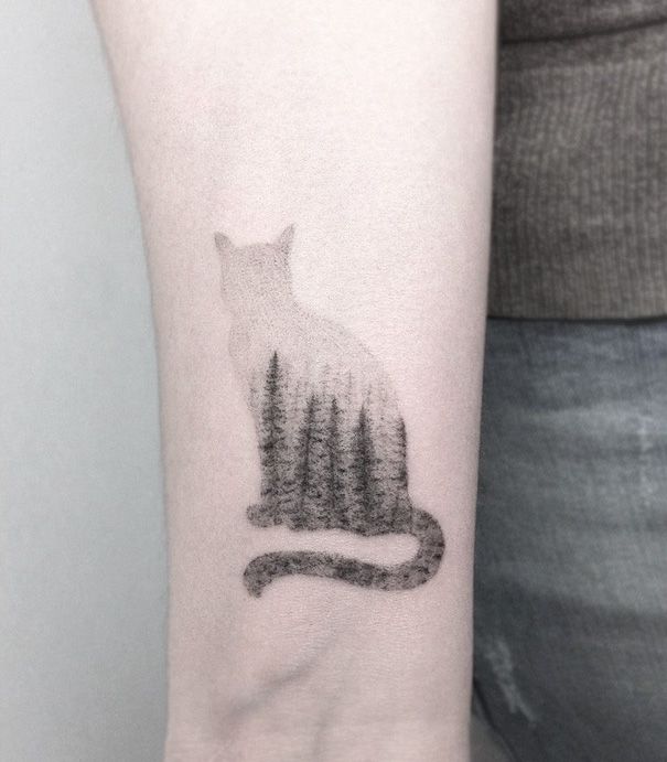 Awesome Tattoo Ideas For All The Cat Lovers Out There (35 pics)